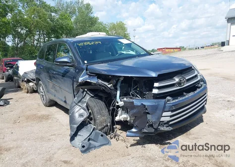 2017 Toyota Highlander Xle from USA, damaged, VIN 5TDJZRFH8HS387305